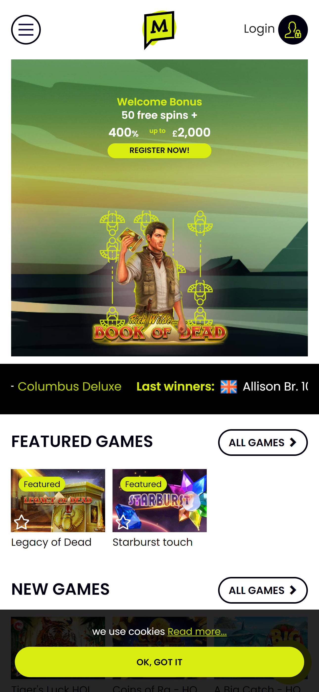Maximal Wins Casino Mobile screenshot
